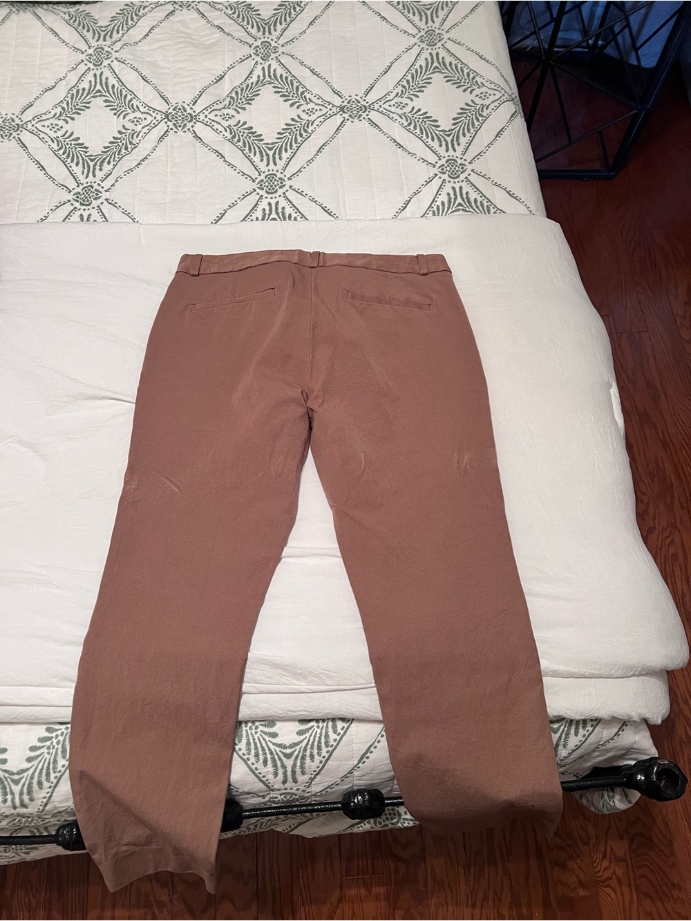 Women's Slim Fit Khaki Dress Pants - Picture 2 of 3